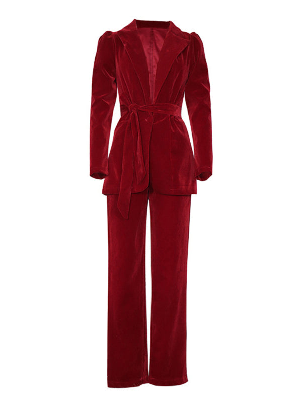 Women's fashionable temperament lapel suit